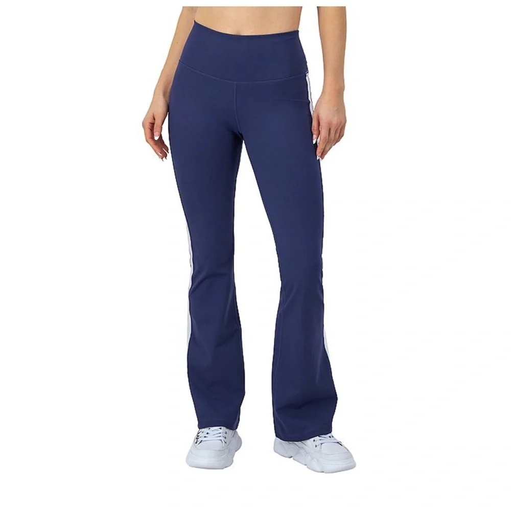 Champion Soft Touch Track Flare Pants Blown Glass Blue Size Small NWT - Picture 2 of 7